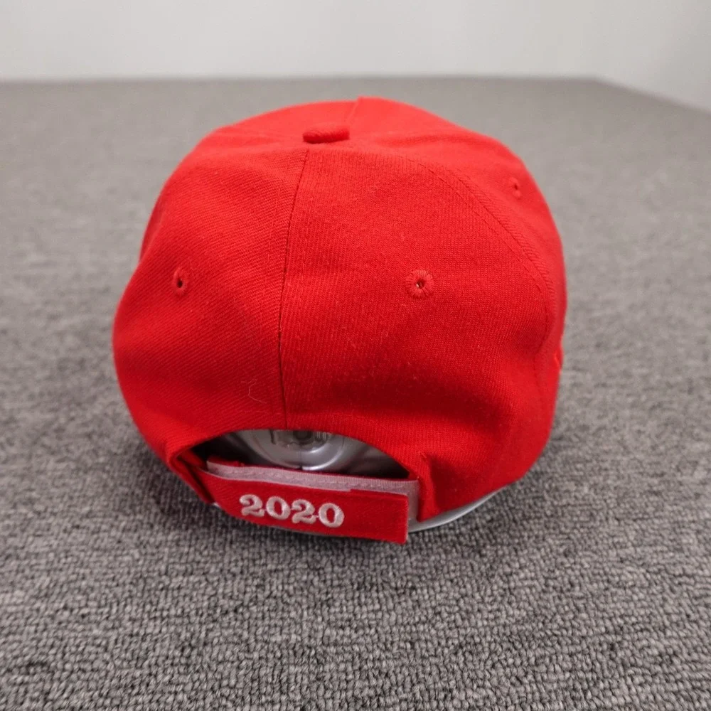 Make America Great Again Hat Cap Strap Back Mens One Size Red USA 2020 Twill